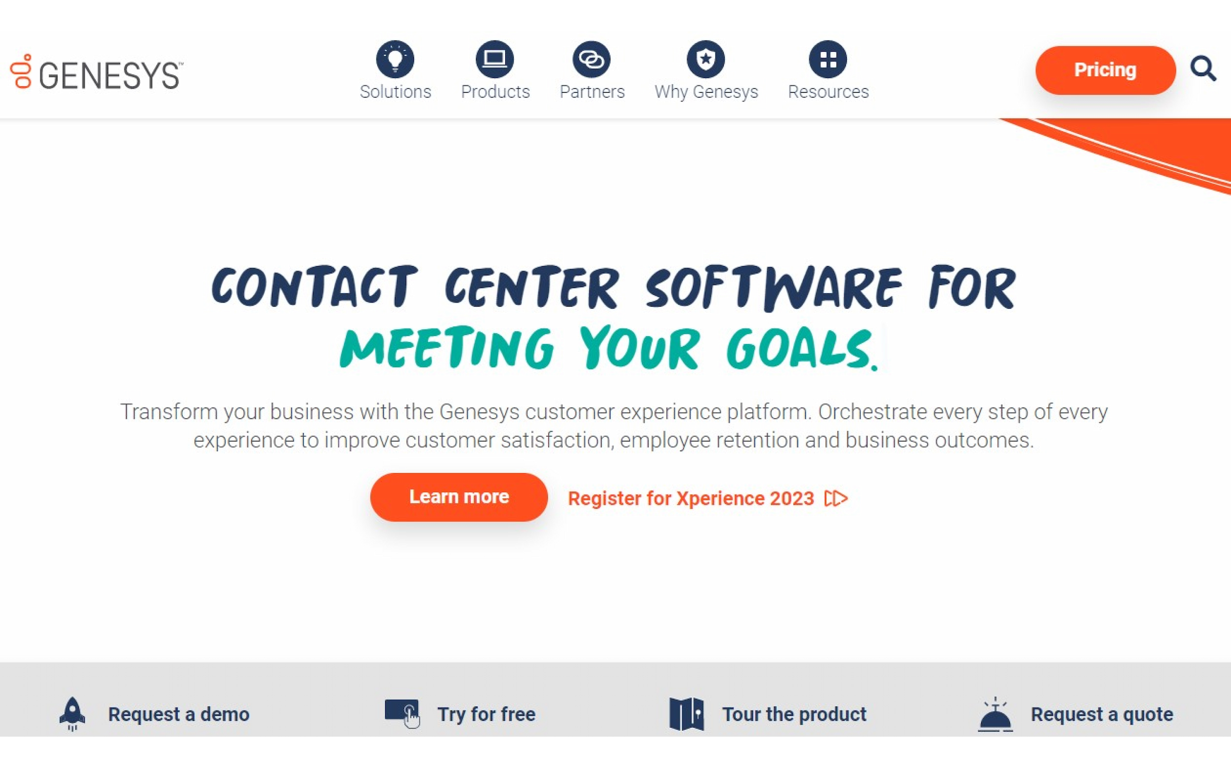 Genesys contact center software