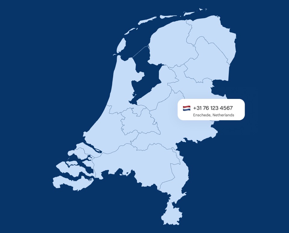 Enschede Virtual Phone Number