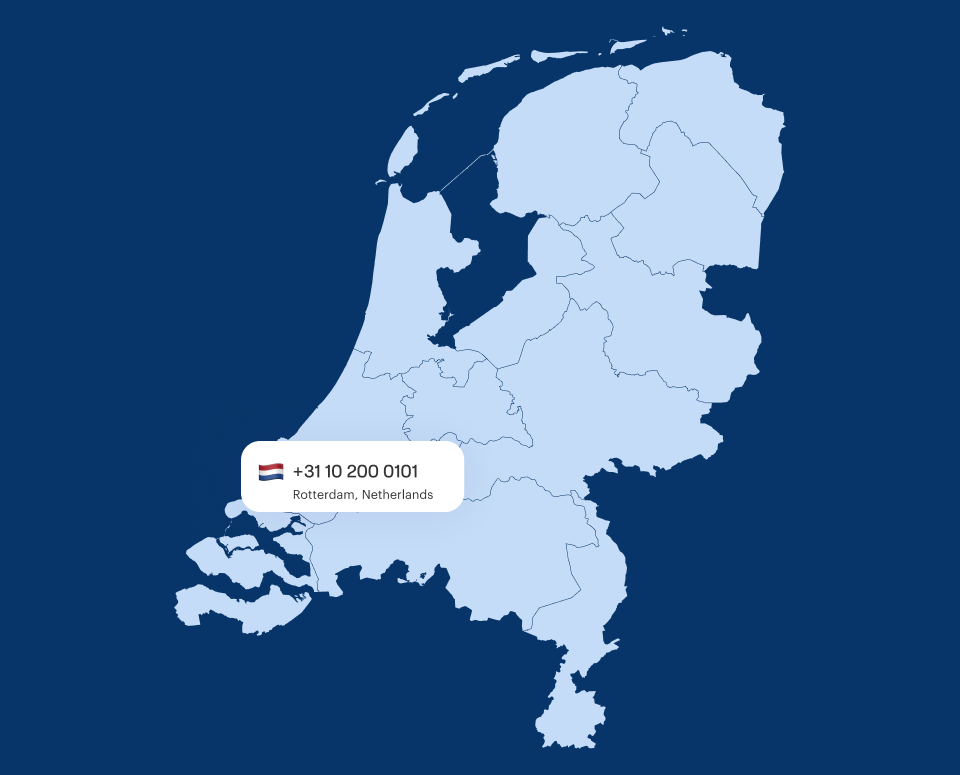Rotterdam Virtual Phone Number