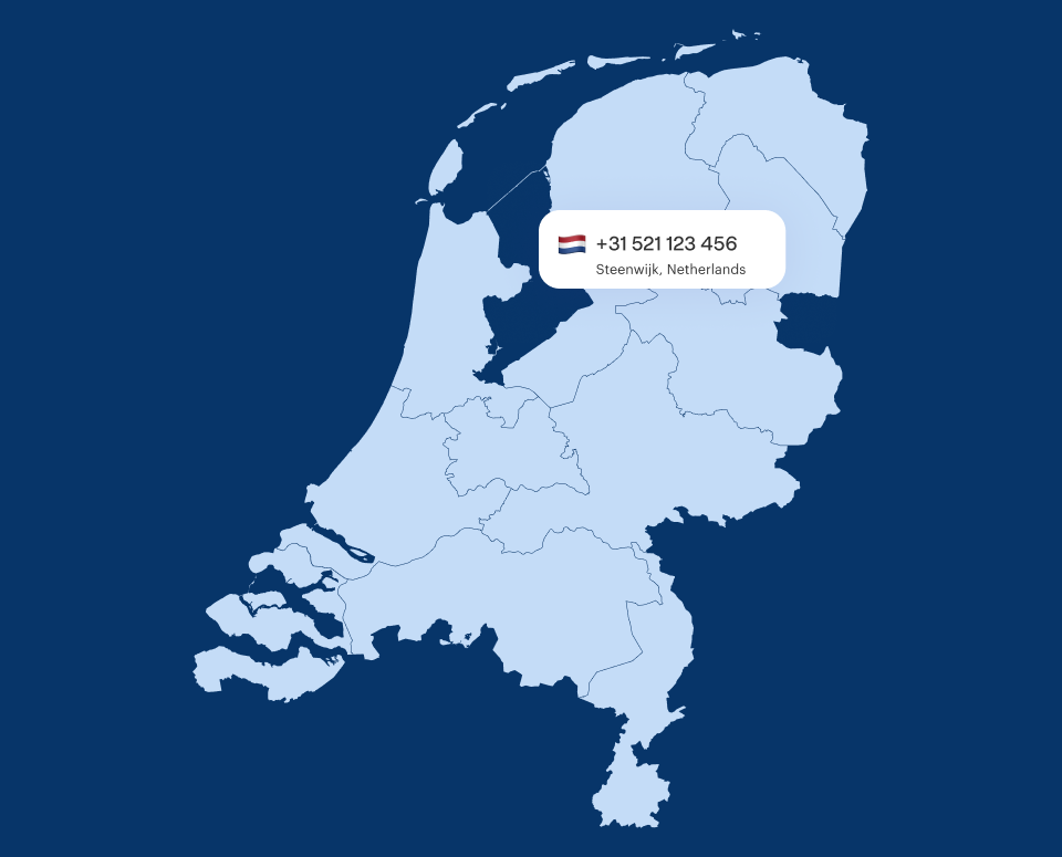 Steenwijk Virtual Phone Number