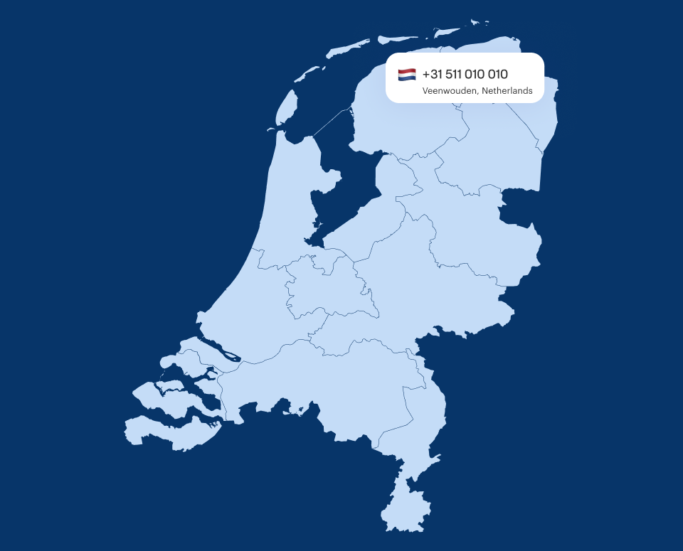 Veenwouden Virtual Phone Number